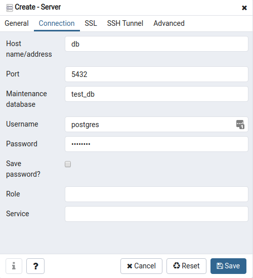 articoli - pgadmin localhost 2